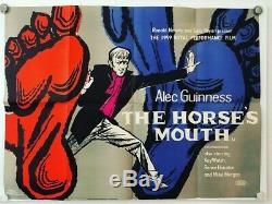 The Horses Mouth Original British Film Poster Uk Quad Rare Vintage