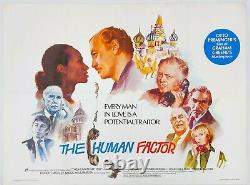 The Human Factor Original Uk Quad Film Poster 1975
