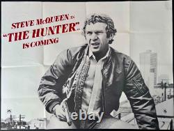 The Hunter ORIGINAL Quad Film Movie Poster Steve McQueen 1980