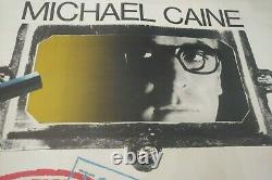 The Ipcress File uk quad film poster 1960s, Michael Caine, Len Deighton, not 007