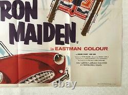 The Iron Maiden 1963 Original Movie Quad Poster Renato Fratini Art Michael Craig