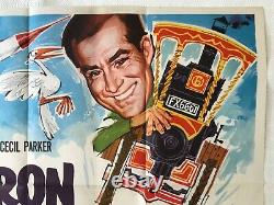 The Iron Maiden 1963 Original Movie Quad Poster Renato Fratini Art Michael Craig