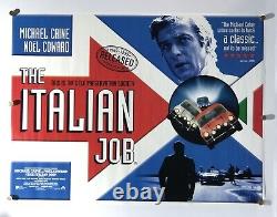 The Italian Job BFI 30th Anniversary 1999 re-release Original British Quad Movie