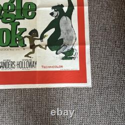 The Jungle Book Original Vintage 1967 UK Quad Poster Very Good Condition