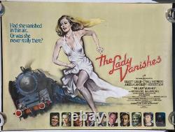 The Lady Vanishes Original Quad Movie Cinema Poster Cybill Shepherd Hammer 1979