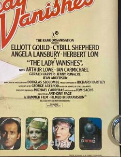 The Lady Vanishes Original Quad Movie Cinema Poster Cybill Shepherd Hammer 1979