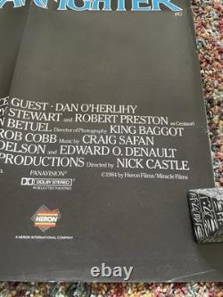 The Last Starfighter Original Uk Quad Cinema Poster The Last Starfighter Original Uk Quad Cinema Poster