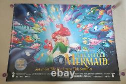 The Little Mermaid Original UK Quad Movie Poster Walt Disney Cinema