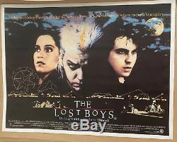 The Lost Boys LINEN BACKED UK Quad (1987) Original Film Poster