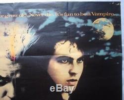 The Lost Boys, Original 1987 British Quad Movie Film Cinema Poster
