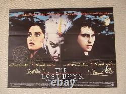 The Lost Boys Original UK Cinema 30x39 3/4 Quad Movie Film Poster 1987. Folded