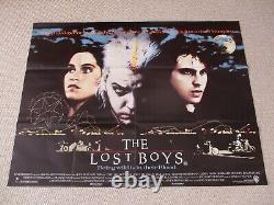 The Lost Boys Original UK Cinema 30x39 3/4 Quad Movie Film Poster 1987. Folded
