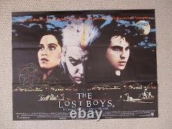 The Lost Boys Original UK Cinema 30x39 3/4 Quad Movie Film Poster 1987. Folded