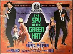 The Man from U. N. C. L. E. UK Quad Movie Poster The Spy In The Green Hat