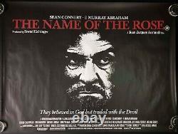 The Name of the Rose Original Quad Movie Cinema Poster Sean Connery 1986