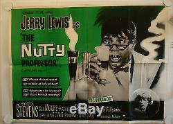 The Nutty Professor Original Uk Quad Film Poster Jerry Lewis