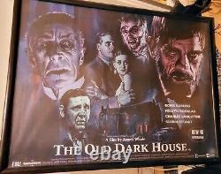 The Old Dark House Original Quad Movie Poster Eureka OOP Rare Blu Ray Ad Karloff