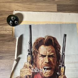 The Outlaw Josey Wales Cowboy Original UK Quad Movie Film Cinema Poster 1976