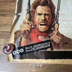 The Outlaw Josey Wales Cowboy Original UK Quad Movie Film Cinema Poster 1976