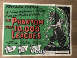 The Phantom from 10,000 Leagues, (1955), Original British Quad Movie Poster