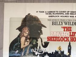 The Private Life Of Sherlock Holmes, Quad Poster 1970. Billy Wilder