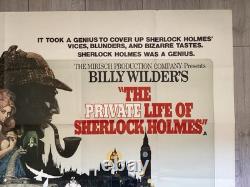 The Private Life Of Sherlock Holmes, Quad Poster 1970. Billy Wilder