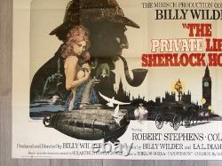The Private Life Of Sherlock Holmes, Quad Poster 1970. Billy Wilder