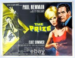 The Prize Original Uk Quad Movie Poster 1963 Paul Newman