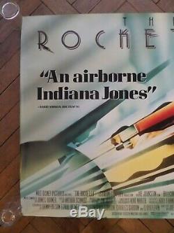 The Rocketeer (1991) British Quad Film Poster ROLLED Art Deco by John Mattos