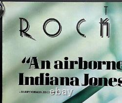 The Rocketeer Original Quad Movie Cinema Poster Walt Disney Billy Campbell 1991