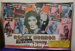 The Rocky Horror Picture Show 1975 UK Quad Film Poster Framed & Glazed ORIGINAL