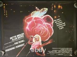 The Rose ORIGINAL Quad Movie Film Cinema Poster Bette Midler Alan Bates 1979