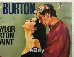 The Sandpiper Original Movie Quad Poster 1965 Richard Burton Elizabeth Taylor