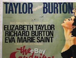 The Sandpiper Original Movie Quad Poster 1965 Richard Burton Elizabeth Taylor