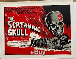 The Screaming Skull LINEN BACKED UK (British) Quad (1959) Film Poster