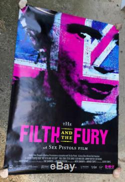 The Sex Pistols Rare Version The Filth & The Fury Punk Quad Movie Film poster