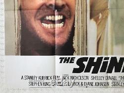 The Shining Original 1980 Movie Quad Poster Stanley Kubrick Nicholson Duvall