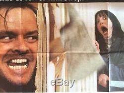 The Shining Original Uk Quad Film Movie Poster 1980 Jack Nicholson Kubrick Vgc