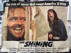 The Shining Rare Original Quad Poster 1980, Jack Nicholson, Shelley Duvall 30x40