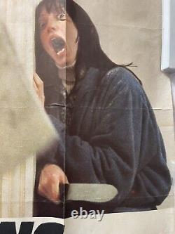 The Shining Rare Original Quad Poster 1980, Jack Nicholson, Shelley Duvall 30x40