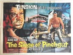 The Siege Of Pinchgut Original Quad Poster 1959 Jock Hinchliffe Art, Ealing Film