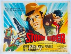 The Storm Rider Original Uk Quad Film Poster 1957