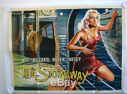 The Stowaway Original Uk Quad Film Poster