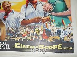 The Sun Also Rises Orig. British Quad Movie Poster Tyrone Powers Ava Gardner