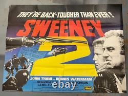 The Sweeney 2 Film Poster, 1978 Original UK Quad Cinema Poster