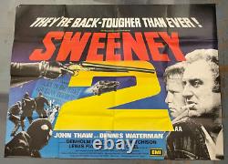 The Sweeney 2 Film Poster, 1978 Original UK Quad Cinema Poster