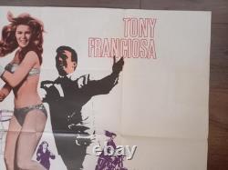 The Swinger 1966 British Quad Poster Ann-margret Tony Franciosa Robert Coote