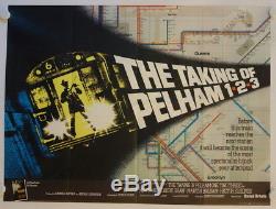 The Taking of Pelham One Two Three original release british quad movie poster