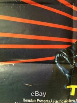 The Terminator Original Film Poster British Uk Quad Schwarzenegger Rare