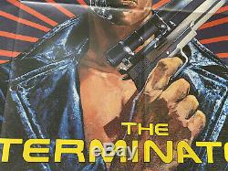 The Terminator Original UK British Quad First Release 1985 Film Poster 30x40